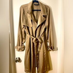 Alice blue Trench Coat